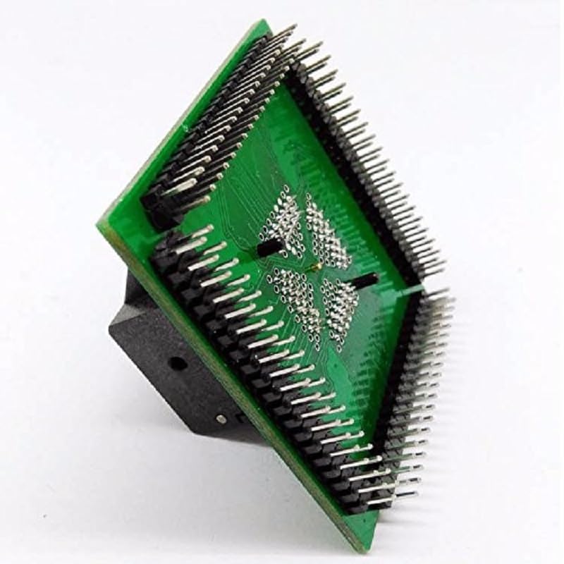 Wiring Connecting Terminals - QFN Programmer Socket IC Test Socket IC550-0644-006-G Pitch 0.5mm Chip Size 9 * 9 Flash Adapter Clamshell QFN64 MLF64
