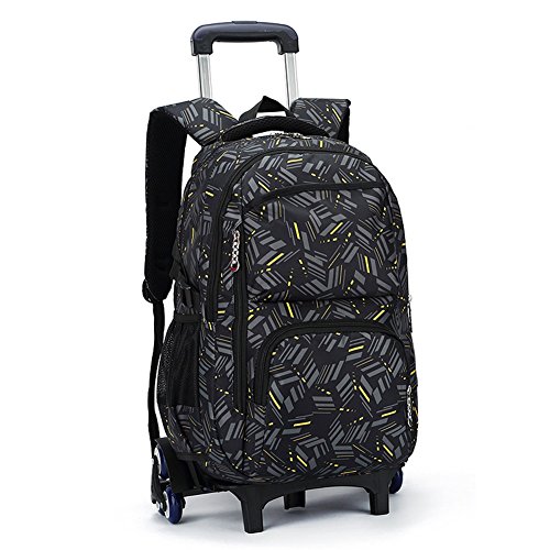 Preisvergleich Produktbild Trolley Tasche Geschenke Schulranzen Weihnachtsrucksack mit Rädern Schultasche Roulette Gepäckreisekabine Freizeit Freizeittasche Sport 32 * 18 * 49cm