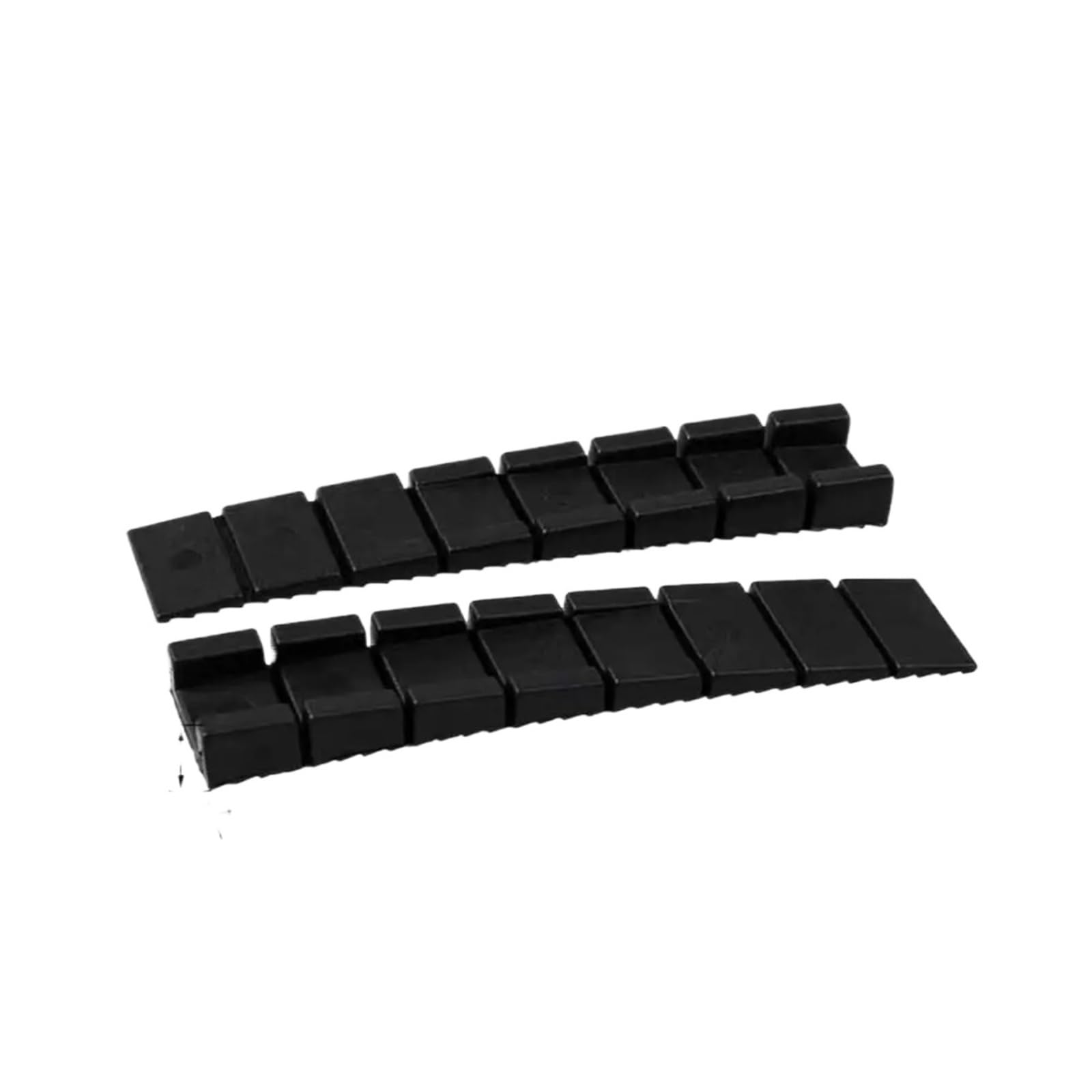 Wedges 2pcs Furniture Table Levelers Leveling Shims Height Wedges Gasket Chair Balance Foot Pad(Black)