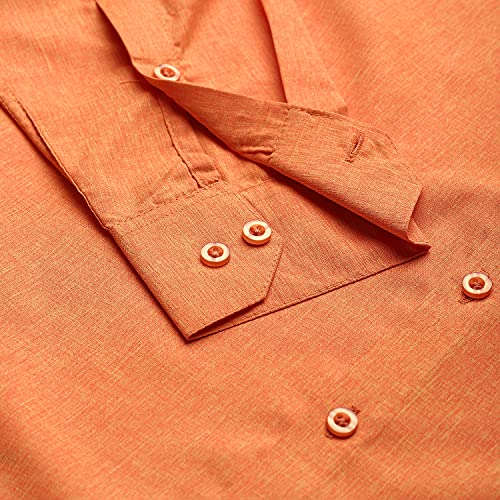 Image of SOJANYA Men's Silk Blend Kurta for Navratri | Paisley Print Regular Fit Ethnic Kurta for Festival & Puja