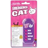 Archie McPhee: Emergency Cat - Electronic Sound Maker, 3.5" Handheld Device, 4 Sound Effects: Mew-Meow-Purr-Catfight, Feline Fun Gag Gift, Novelty Toy