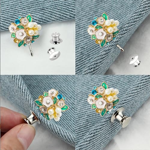 Locking Pin Accessories for Brooches, Lapels, Badges, Enamel Needles