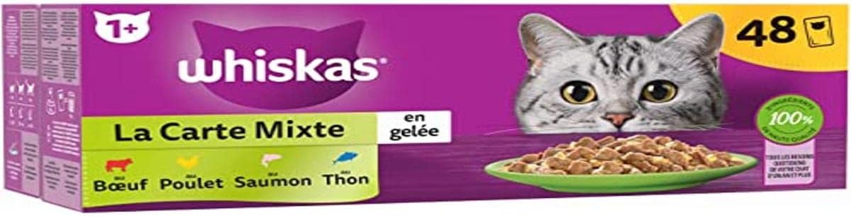 WHISKAS Meal La Carte Mixte macskaeledel tasak