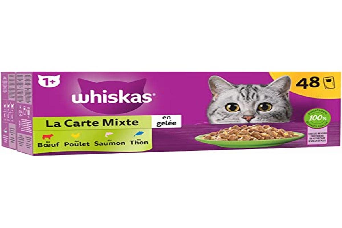 Whiskas Adult Casserole Kattenvoer Selectie Van Gevogelte En Vlees In Gelei 3068161