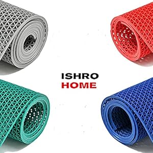 Ishro Home Anti Skid & Multipurpose RubIHr/Bathroom Mat/Shower Mat/Carpet/Rugs/Rainmat/Swimming Pool Mat||2x3 Feet