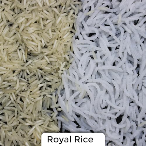 Image of Pansari Royal Basmati Rice with Great Taste and Pure Aroma | Long Grain, Naturally Aged(2-Years) with Fortified | Basmati Rice /Biryani Rice /Pulao Rice - (Pack of 4 x 5kg)