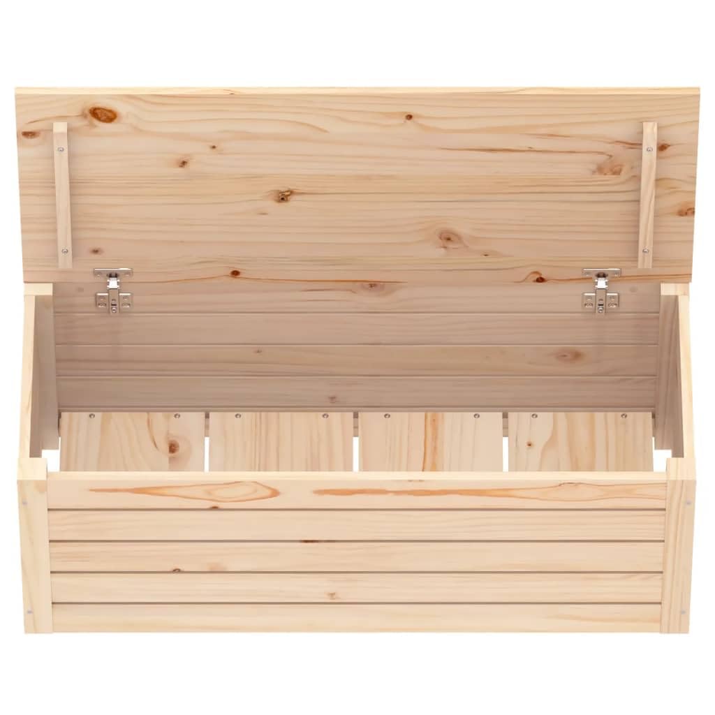 vidaXL Boîte de Rangement Banc de Rangement Coffre de Rangement Boîte à Outils Organisateur Maison 89x36,5x33 cm Bois Massif de Pin