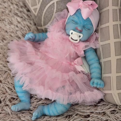 Muñeco bebe reborn silicona realista 20 pulgadas miniatura 4