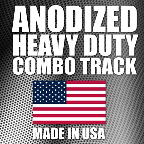 Anodized Aluminum Combination Miter T Track/Mini T Track Rail For Jigs Fixtures Sleds Router Table And General Woodworking Applications 48 Inch Made In The Usa #TOP1