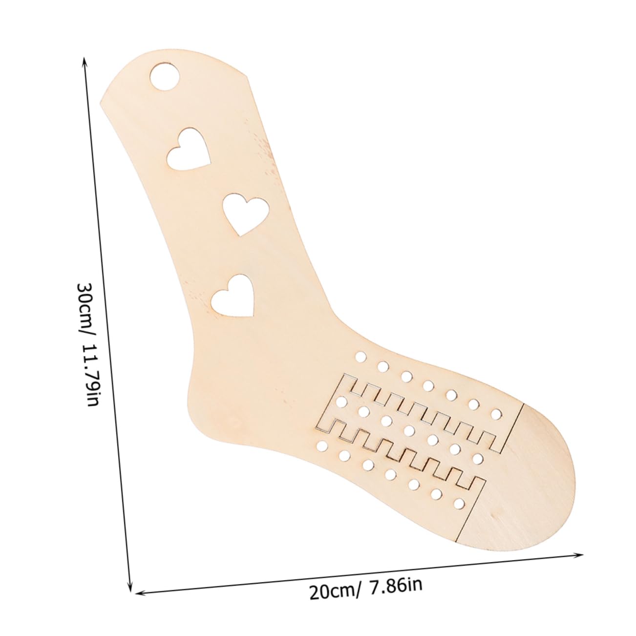 CIYODO Knit Blocking Tool Set 4pc Wooden Sock Blockers DIY Sock Models Knitting Craft Tools Knitting Blocking Models