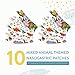 Nasogastric or Oxygen Tube precut Adhesive Tape Animal Mix x 10 Pack. (Right Side)