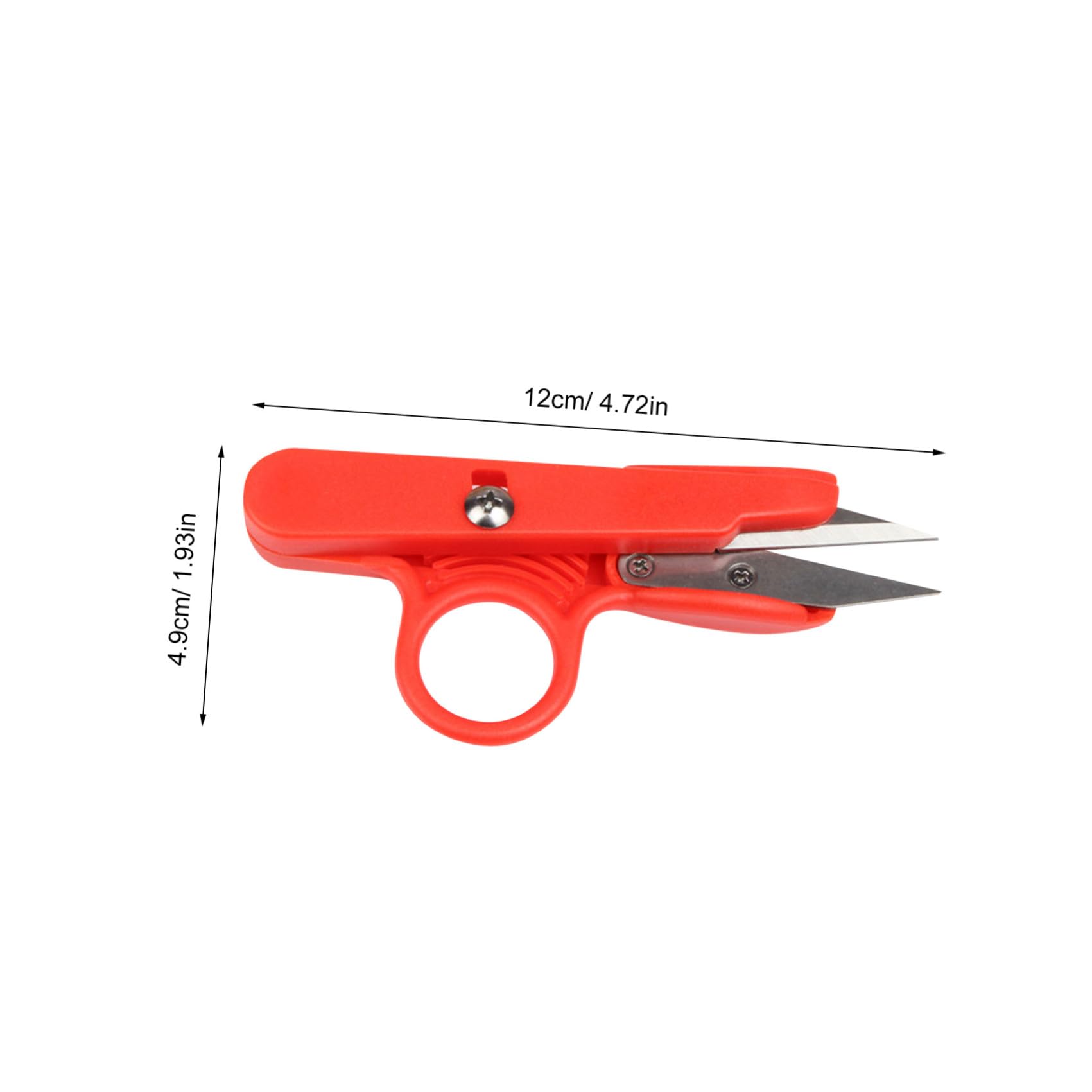 Tijeras de Costura Mango Plástico, 12 Piezas, Acero