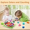 51x9ctbceml - Wooden Ladybug Toddler Montessori Toys Magnetic Fishing Game Teaches Numbers, Counting, Math, Shape, Color Puzzle Preschool Learning Activities Educational Block 1 2 3 4 Year Old Boy Girl Gift
