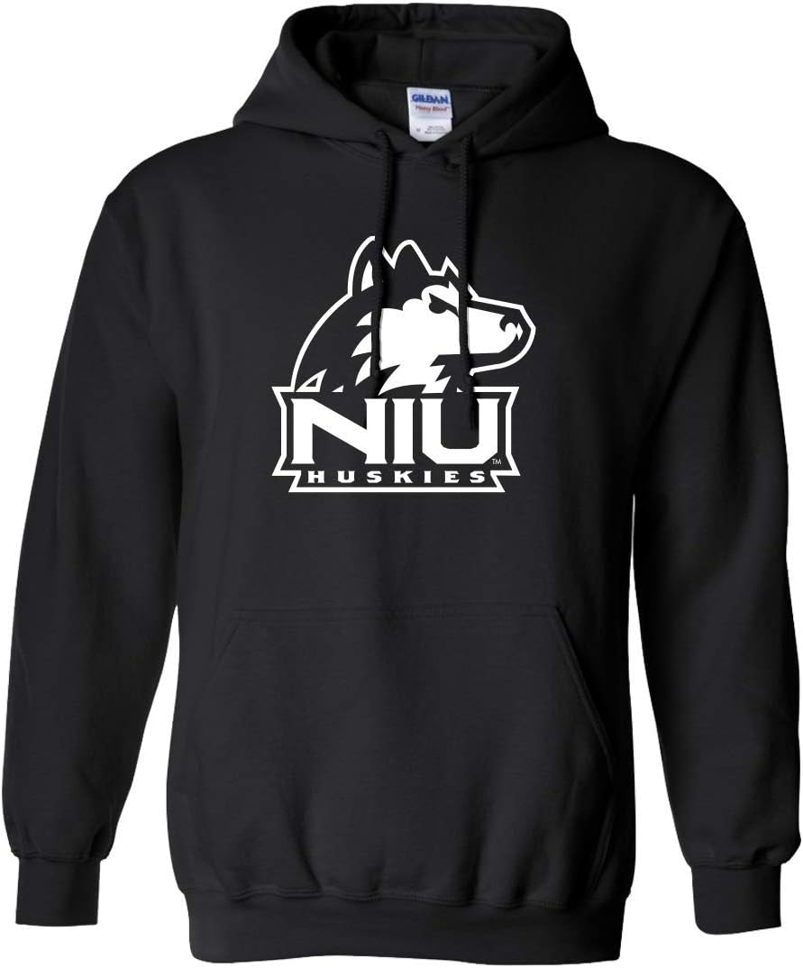 CreateMyTee | Northern Illinois NIU One Color Hooded Sweatshirt NIU Huskies Mens/Womens Hoodie