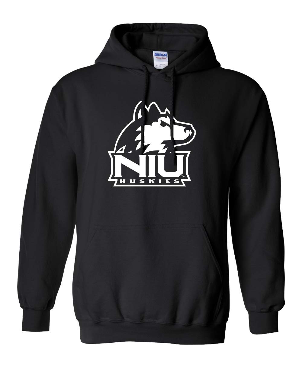 CreateMyTee | Northern Illinois NIU One Color Hooded Sweatshirt NIU Huskies Mens/Womens Hoodie