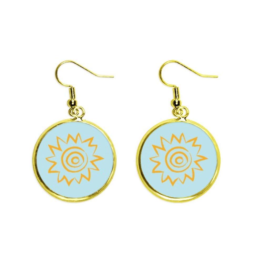 Pendientes de sol dorados para mujer el regalo perfecto de joyería 2
