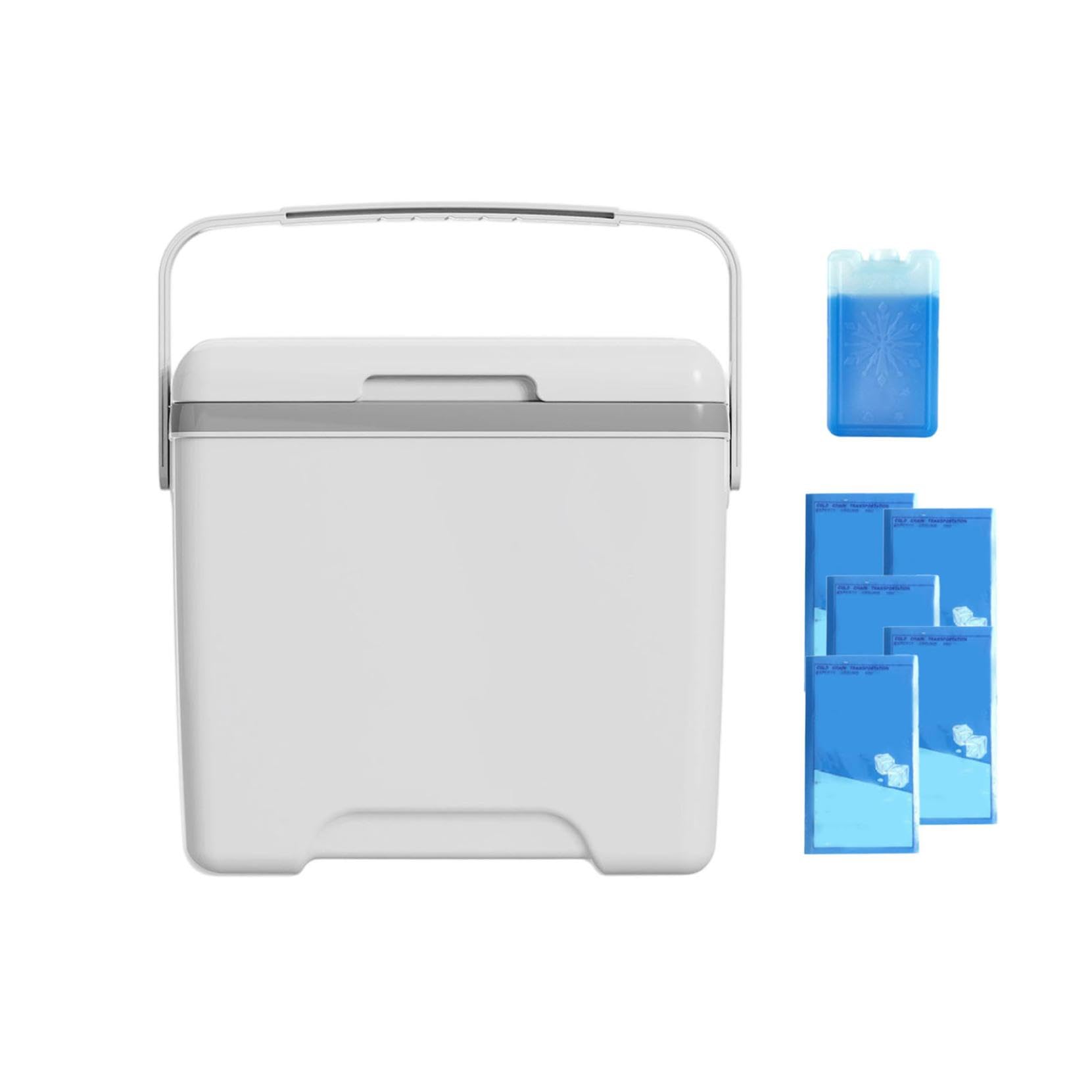 Kleine Kühlbox,Isolierbox Kühlung - Kühltasche für unterwegs - Outdoor Thermobox für Camping, Picknick & Garten