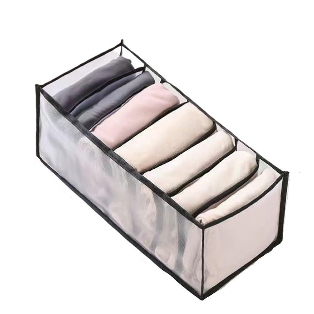 Boîte de rangement pour sous-vêtements et chaussettes, organisateur de soutien-gorge, solution robuste et haut de gamme à plusieurs niveaux, séparateurs de vêtements avec compartiments ajustables