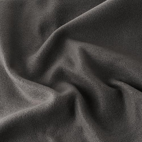 Tarrington House Fleecedecke 150x200cm Kuscheldecke Wohndecke + 1 HL Kauf Notizblock (Anthrazit)