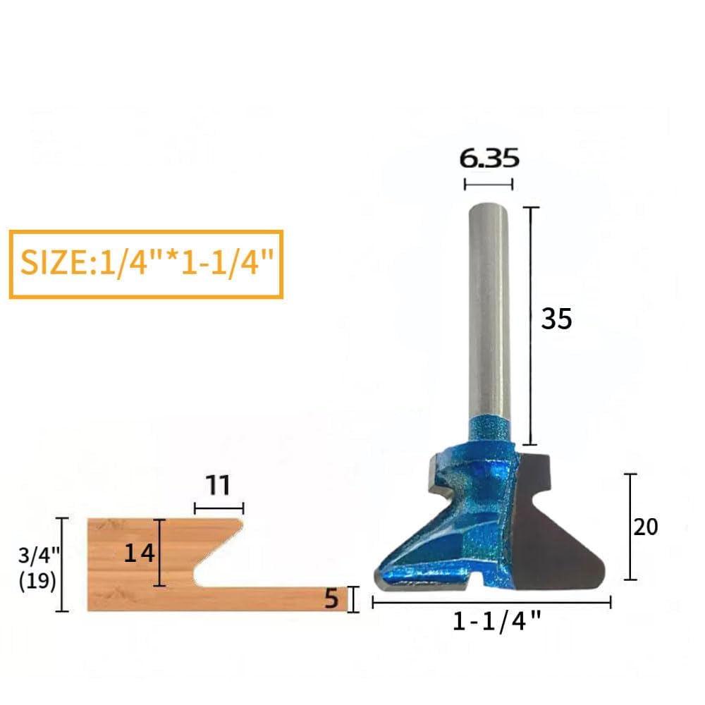 Punta per Maniglia a Dito con Gambo da 1/4" smussata e arcuata per cassetti, armadi e Ante di mobili. (1/4in)