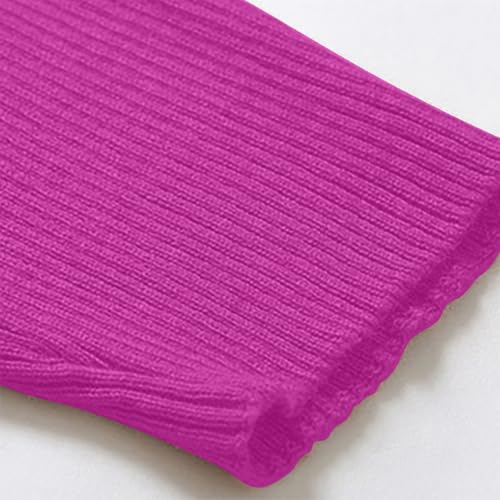 ENCURKUS Women's Boat Neck Batwing Sleeves Sweater Knitted Pullover Tops - image 5