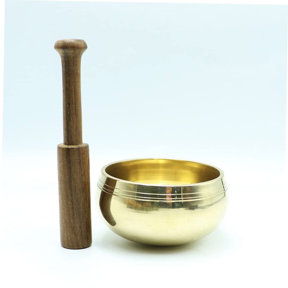 シンギングボウルとマレット Amazon | Mikinona チベットシンギングボウルマレット 木製サウンド