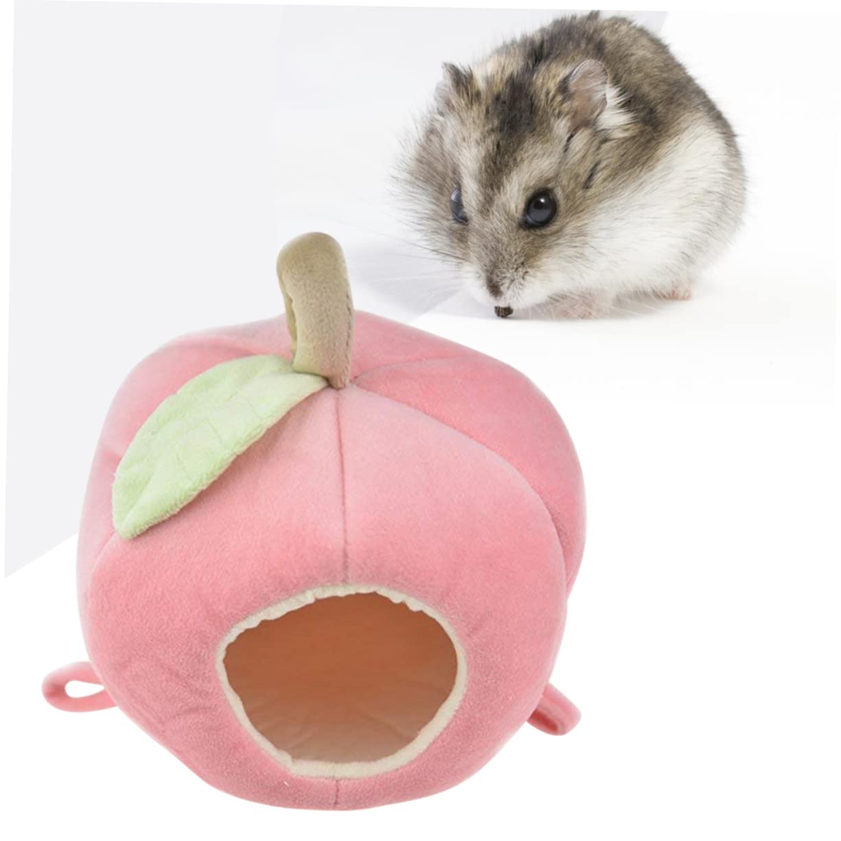 INOOMP 3stücke Hängendes Meerschweinchen Nest Aus Gemütliches Apfel-Design Weiche Gepolsterte Schlafgelegenheit Für Kleine Tiere Für Hamster Chinchillas Und Andere Kleintiere