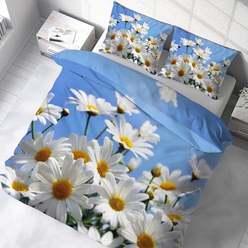Housse de couette 160x200 fleurs pour une chambre parentale printanière