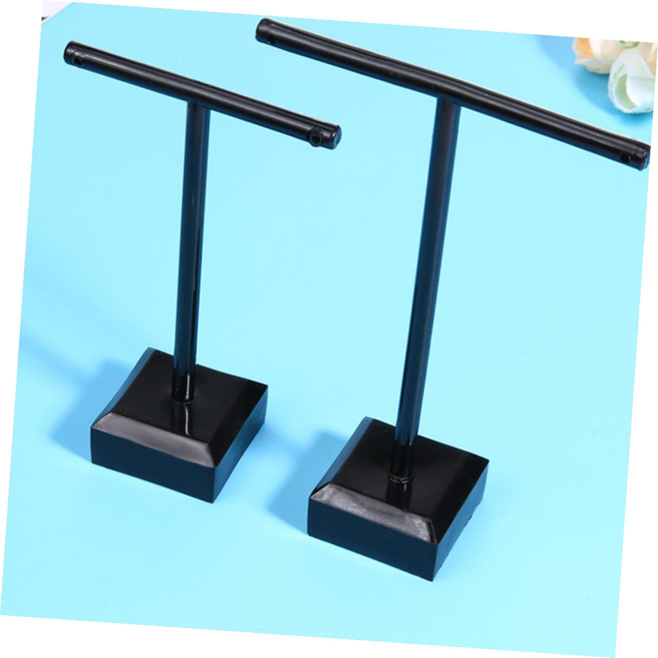 GALPADA 5 Set Di Porta Orecchini Da Banco in Acrilico Espositore Per Orecchini A Forma Di T Organizer Per La Casa 4 Pezzi*5