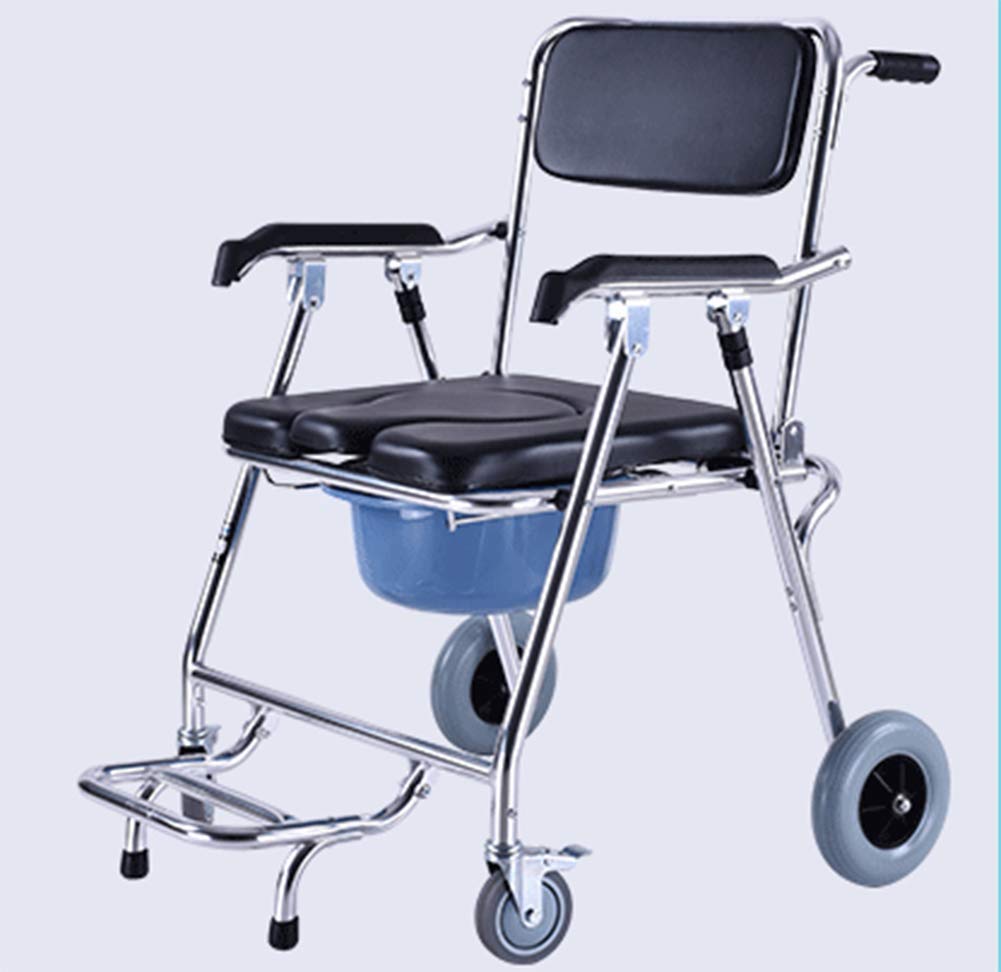 Buy Wheeled Toilet Seat Old Man Seat Wheelchair Disabled Mobile Toilet