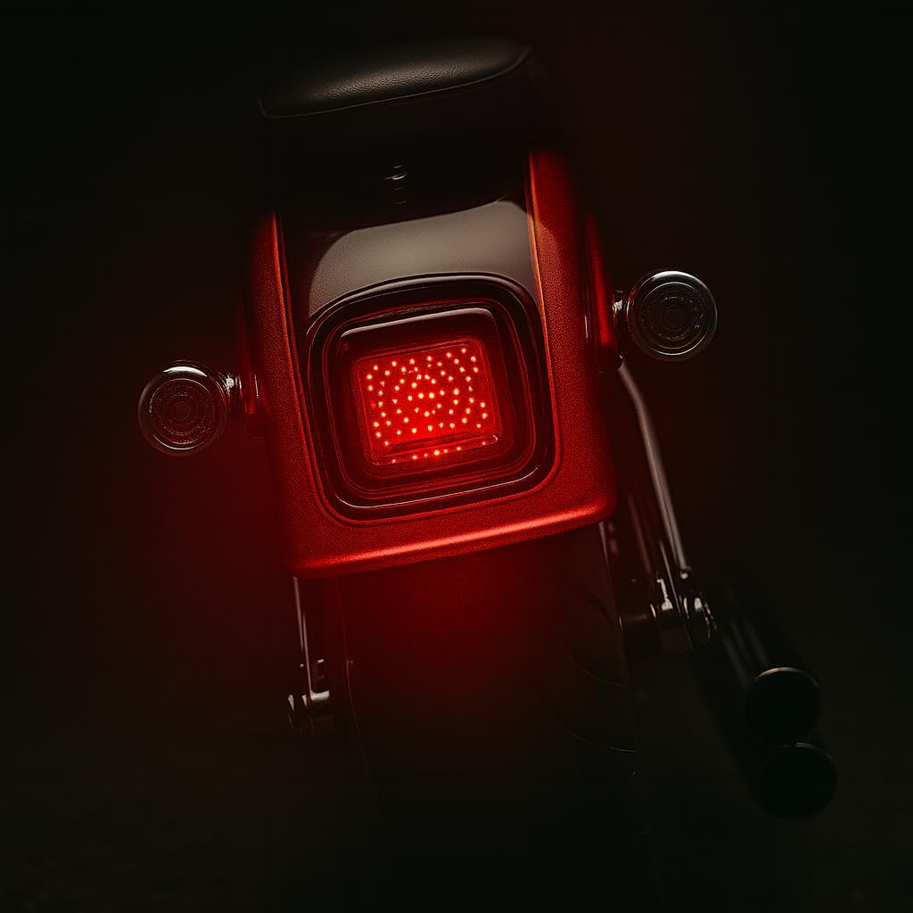 Eagle Lights LED Tail Light with Integrated Turn Signals for HD V-Rod and Deuce Models