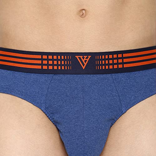 Image of Van Heusen Men Anti Bacterial Briefs - 100% Combed Cotton - Pack of 2 - Colour Fresh, Moisture Wicking