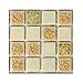 CONPHERON Adesivo per Piastrelle da Cucina, Adesiva Muro, Film di Cristallo Addensato, 20 fogli, 10 x 10 cm, Motivo a Mosaico 4