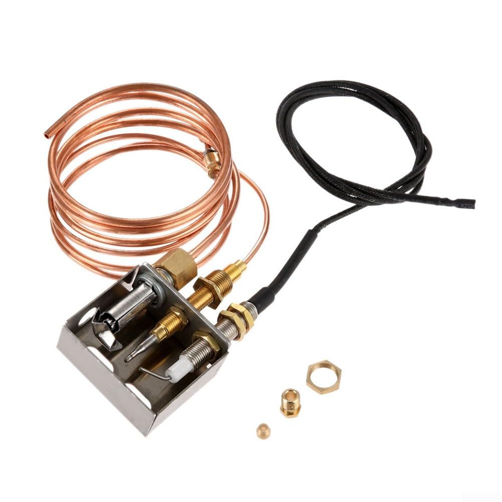 Ensemble brûleur pilote, thermocouple, brûleur à gaz, kit d'allumage au propane pour chauffage au gaz naturel, foyer, cheminée