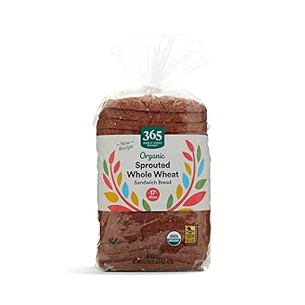 365 By Whole Foods Market, Organic Sprouted Whole Wheat Sandwich Bread, 22 Ounce