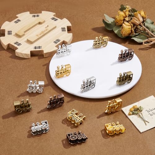 Marcadores metálicos para tren mexicano 18 piezas miniatura 4