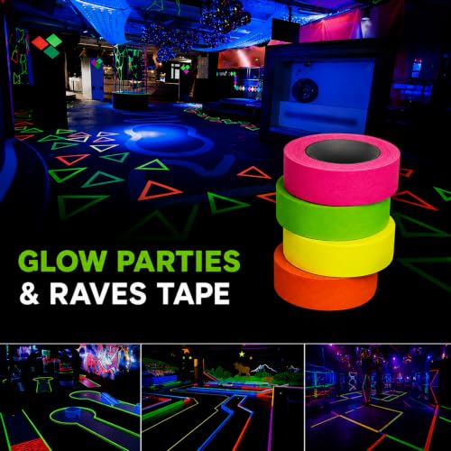 Image of WOD GTC12 Gaffer Tape, Red Low Gloss Finish Film, 1.5 inch x 60 ft. (Pack of 32) Residue Free, Non Reflective Cloth Fabric, Secure Cords, Water Resistant, Photography, Filming Backdrop