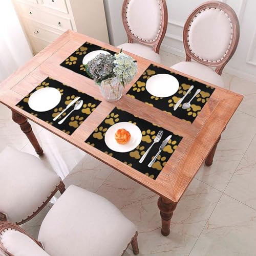 Sets de table thermorésistants et lavables antidérapants