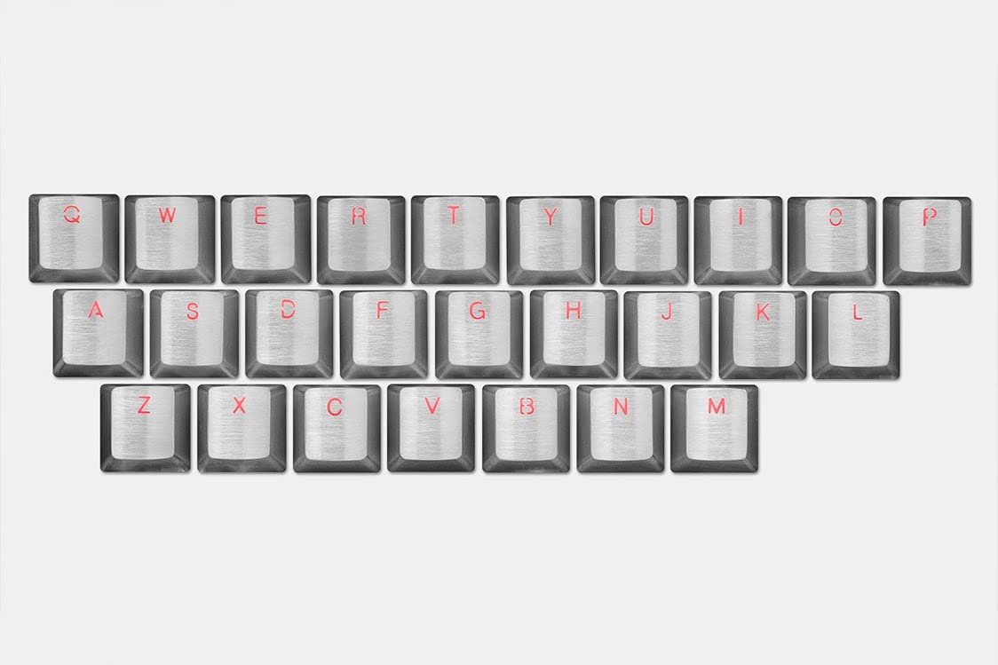 Amazon.com: KPREPUBLIC teamwolf Stainless Steel MX Keycap Silver