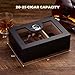 CINOROW Cigar Humidor for 20-35 Counts with Accessories, Digital Hygrometer, Spanish Cedar Lined & Divider, Humidifier, Cigar Cutter and Ashtray, Desktop Box Gift for Men