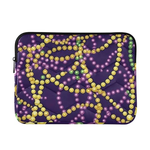 Funda para portátil J JOYSAY 13-14 Pulgadas morada Mardi Gras miniatura 1