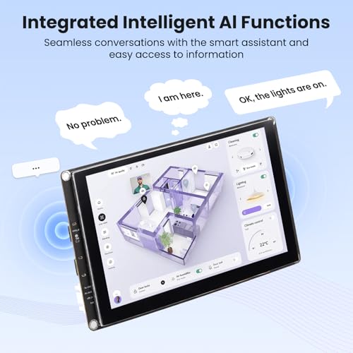 Image of ELECROW ESP32 Display 800x480, 5 Inch HMI ESP32 IPS Touch Screen, Support AI Speech Interaction, ESP32-P4 Dual-Core Processor, Up to 400MHz, Compatible with Arduino, ESP-IDF, LVGL (Without Camera)