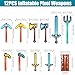 CCINEE 12PCS Inflatable Pixel Weapon Bulk Diamond Swords Axe Pickaxe Trident Shields For Cosplay Birthday Swimming Pool Beach Party Supplies