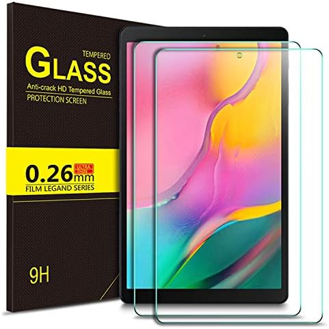 IVSO Screen Protector for Samsung Galaxy Tab A 10.1 2019,No-Bubble Tempered Glass Screen Protector for Samsung Galaxy Tab A 10.1 Inch SM-T510,SM-T515 2019 Release Tablet (2pcs)