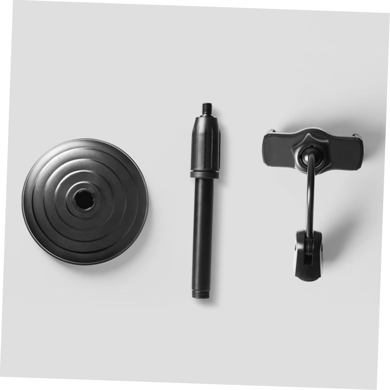 GALPADA 3 pezzi Supporti da Scrivania per Telefono Regolabili Nero Portacellulare Compatto e Portatile per Ufficio Camera Studio Angoli Multipli per Uso Sicuro e Comodo