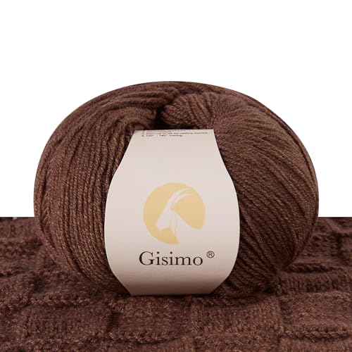 Gisimo 100% Inner Mongolian Cashmere Yarn, 6-Ply...