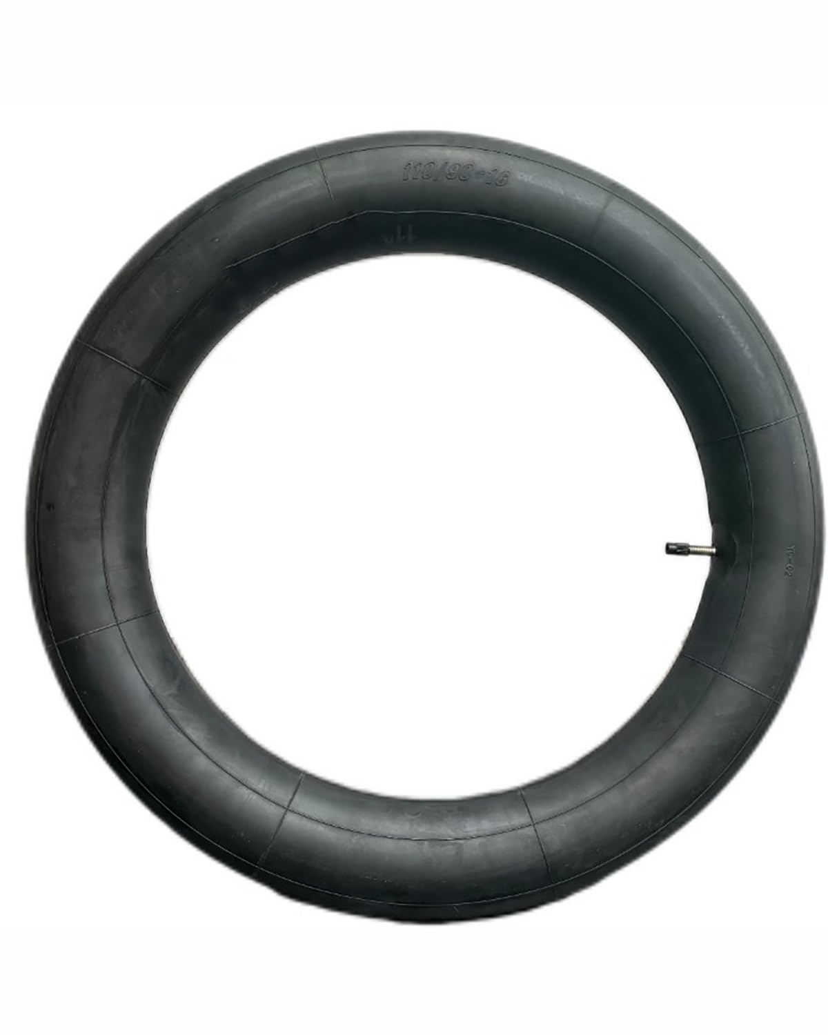 ChChambMoto Tout-Terrain Robuste Chambre à Air pour Moto 110/90-16 Valve Droite Butyle Adaptée aux Motocyclettes Chambre à air de Moto