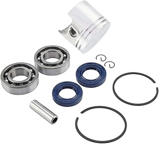 Liineparalle Conjunto de rolamentos de pistão de 37 mm para rolamento de óleo de vedação de rolamento de rolamento de rolamento de rolamento para motosserra STIHL 017 MS170