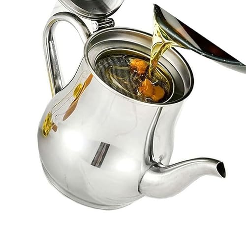 Filtre À Huile De Friture,Cuisine De Cuisson Filtre À Huile Pot, 304 Huile En Acier Inoxydable Conteneur De Stockage, Soupe De Graisse Séparateur Passoire En Acier Inoxydable Cover