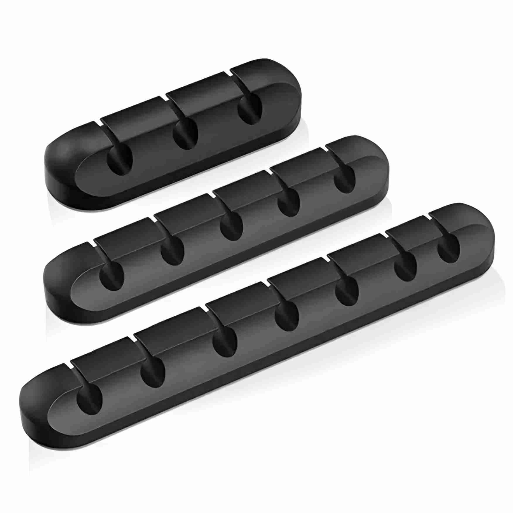 oddpod™ Pack of 3 - Silicone Cable Clips Wire Tidy Management Organizer/Self Adhesive Desk Cable Cord Holder for Charging Cable, Power Cord, USB, Cables in Home, Office & Car - Multi-Slots (Black) (B0D9KJ8YFJ) Amazon Price History, Amazon Price Tracker